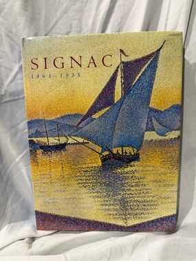 Signac 1863-1935 Art Book - Yellow & Blue Sailboat Cover